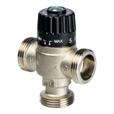 STOUT Термостатический смесительный клапан для систем отопления и ГВС 1" НР 30-65°С KV 1,8